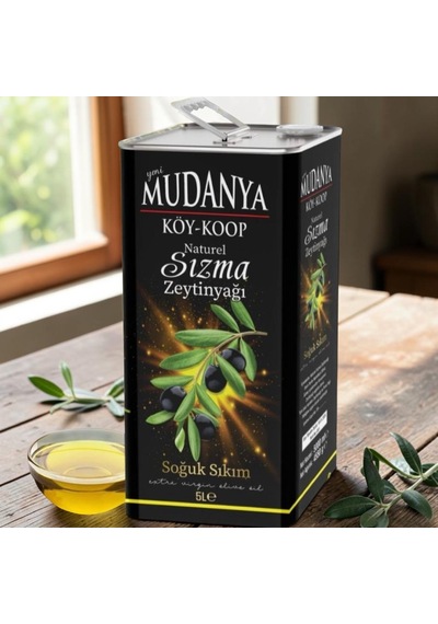 Mudanya Natürel Soğuk Sıkım Erken Hasat Sızma 2 5l Zeytinyağı