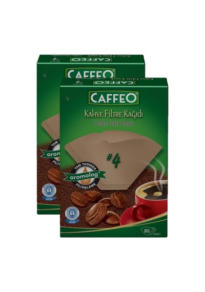 Kahve Filtresi 1x4 80li 2 Paket Çok Renkli
