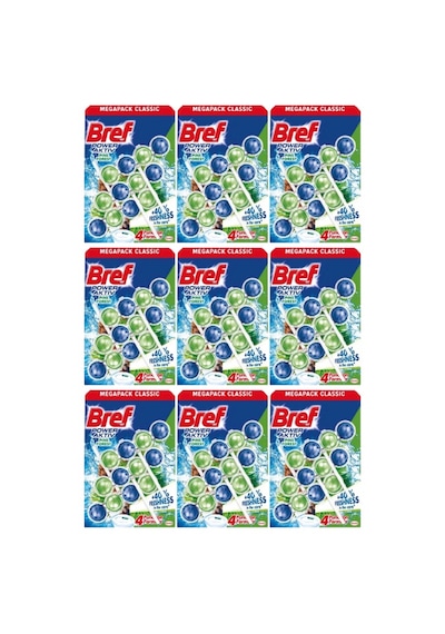 Bref Power Aktiv Klozet Blok Çam 3'lü X 9 Adet-336