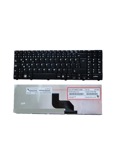 Acer Uyumlu Kbi170G138 Notebook Klavyesi - Siyah Tr - 540934137