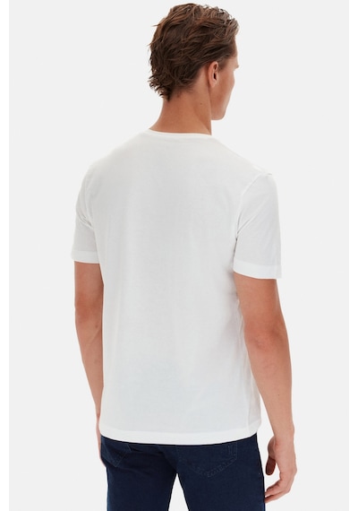 D's Damat Ds Damat Comfort Ekru Bisiklet Yaka %100 Pamuk T-shirt 6hc14ort02006 Ekru