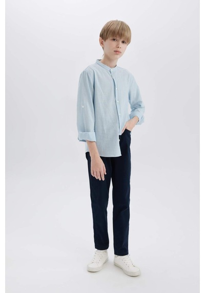 DeFacto Erkek Çocuk Düz Paça Basic Düz Gabardin Pantolon X4224A625SMNV135