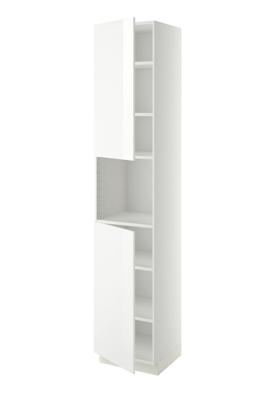 Ikea Beyaz Modern Mutfak Dolabı 60x60x200 Cm Ringhult Beyaz