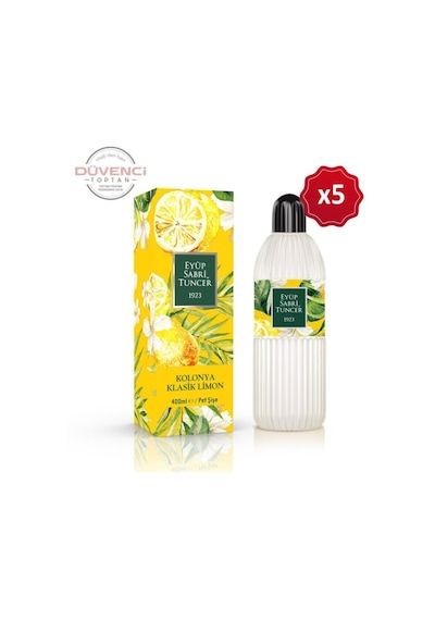 Eyüp Sabri Tuncer Klasik Limon Kolonyası 80 Derece Pet Şişe 400 Ml