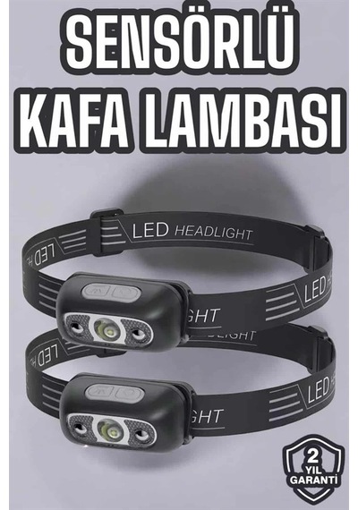 Ceylan Adam Kafa Lambası Kamp Lambası Led Işık Şarjlı Ayarlanabilir Çok Renkli