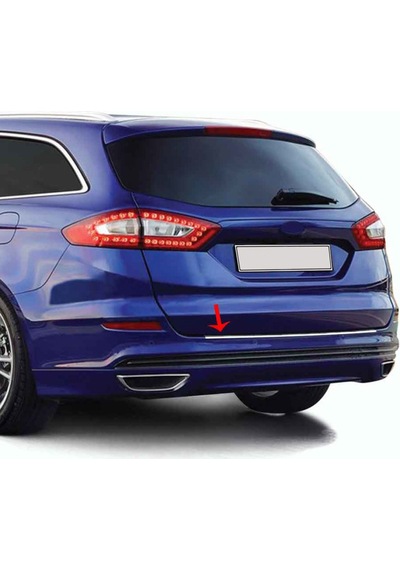 Ford Mondeo Mk5 2015 Üzeri Krom Arka Tampon Eşiği P.Çelik