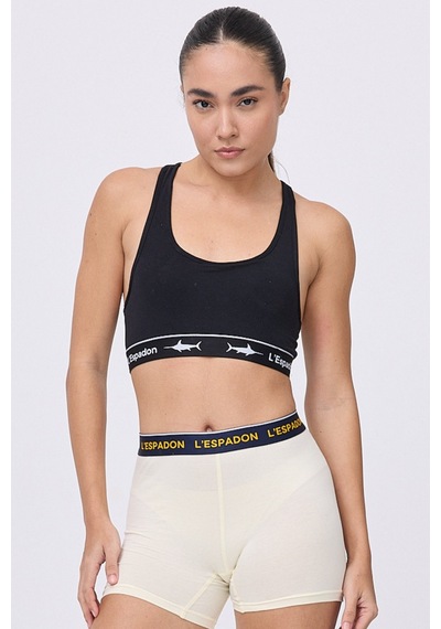 Racer Crop Top Racer Back Crop Top-3'li Avantaj Paketi-3404 Siyah