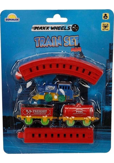 Kurmalı Raylı Mini Tren Seti 11  Parça