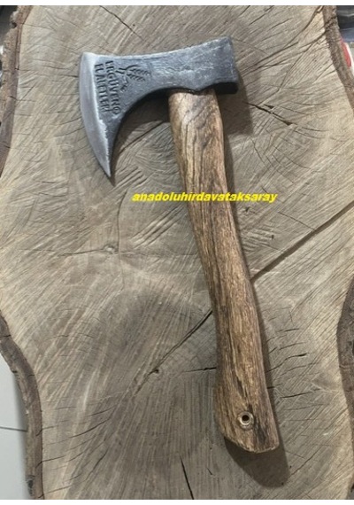 Güven Çelik Dövme Balta Karbon Çelik Balta Kamp Baltası El Yapımı Balta 1100gr 40cm