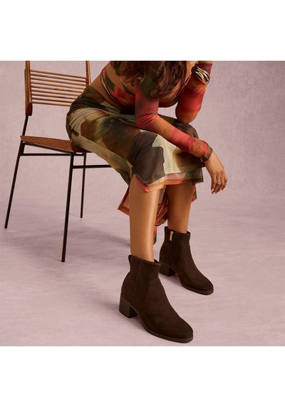 10023533 Choc Bwn Bot Kadın 10023533 Toms Delılah Heeled Boot
