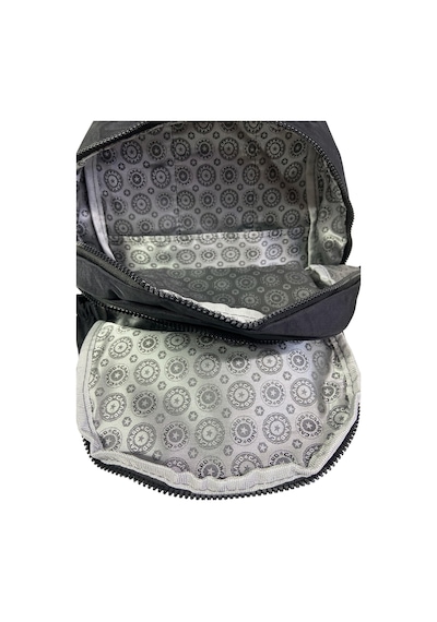 Cakard Su Geçirmez Kaliteli Astarlı Krinkıl Kumaş Unisex Iki Gözlü Okul Spor Seyahat Sırt Çantası 30x38cm Siyah