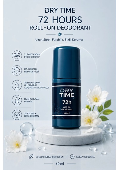 Dry Tıme 72 Hours Roll-on 60ml