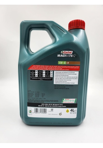 Castrol Magnatec 10W-40 A/B Motor Yağı 4 L