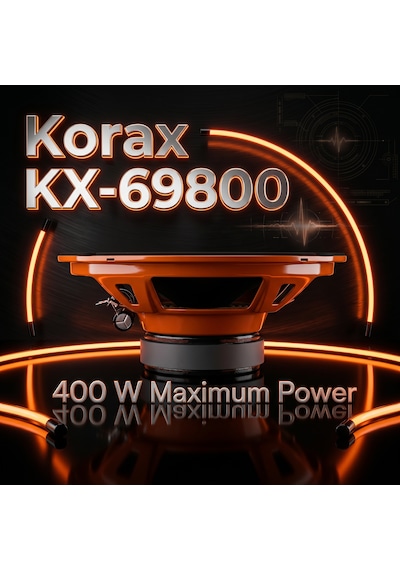 Korax Kx-m69800 400w Oval Oto Hoparlör Takım - 2 Adet