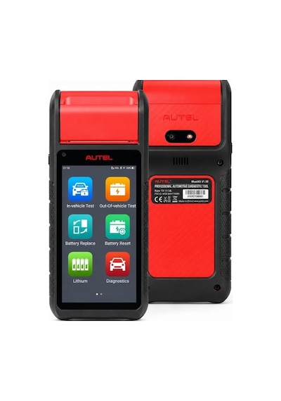 Autel Maxibas Bt608e Batarya Test Cihazı Ve Elektrik Sistem Analizörü Wifi, Termal Yazıcı
