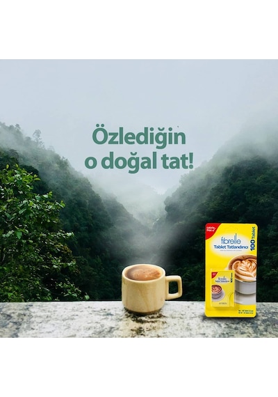 Fibrelle Sukralozlu Tablet Tatlandırıcı 100'lük Cep