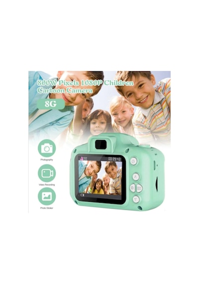 Blueinter Mini 1080P Çocuklar İçin Dijital Fotoğraf Makinesi (İthalatçı Garantili)