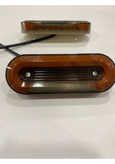 Ahmet Otomotiv Yeni Nesil Neon Yere De Işık Veren Yan Lamba Füme Sarı Renk 12v-24v