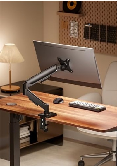 Voltix Monitör Tutucu 17" - 32" Ekranlar İçin 9kg Taşıyabilir, Lcd Led Amortisörlü Vesa Monitör Tutucu