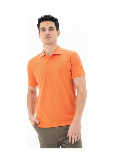 AR-MA Arma Erkek %100 Pamuk Basic Polo Yaka Regular Fit T-shirt Y25374351201 Pembe