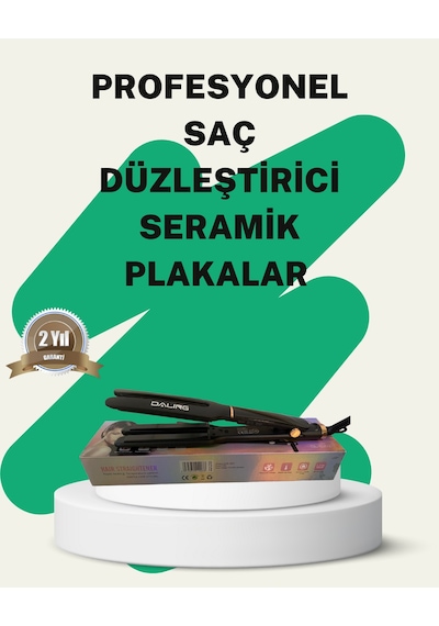 Daling Profesyonel Saç Düzleştirici Seramik Yüzey Tüm Saç Tipleri İçin