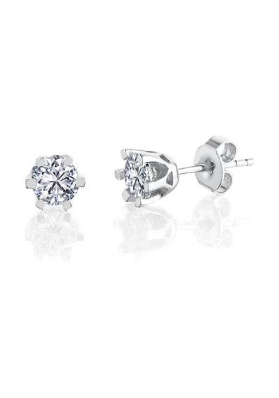 1.20 Karat Effective Diamond Masalsı Parıltı İkili Tektaş Gümüş Set