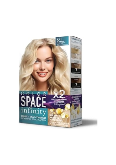 Space Infınıty Set Saç Boyası 0.1 Platin Sarısı