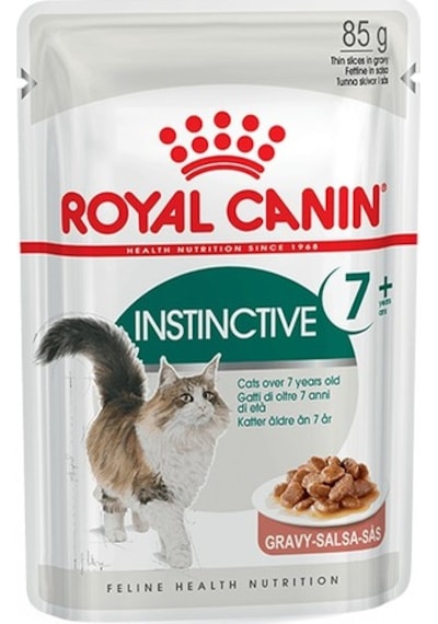 Royal Canin Instinctive +7 Gravy Pouch Yetişkin Kedi Yaş Maması 85 G