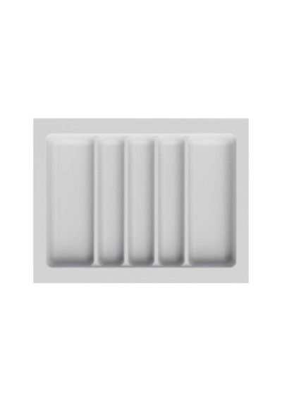 Starax 64x49 Beyaz Plastik Kepçelik 5 Gözlü Modül 70cm S-2688-wp Çok Renkli