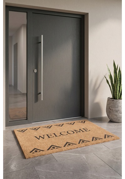 Villadia Home Textile Kapı Önü Paspası Kaymaz Taban Dekoratif Paspas Ev Giriş Antre İç Ve Dış Mekan Paspası 45x70 Cm 18ypycoco