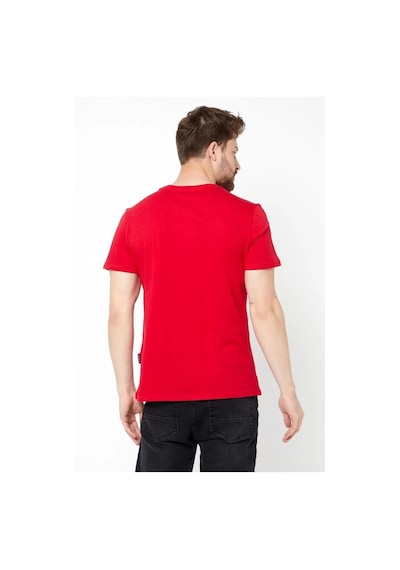 MMetalic Erkek Çok Renkli T- Shirt Regular Fit Rahat Kesim Bisikle (549330284) Kırmızı