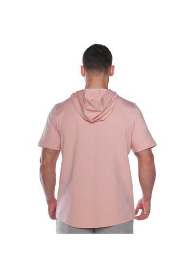 Musclecloth Mc-x Kapüşonlu Kısa Kollu Sweatshirt Somon Somon