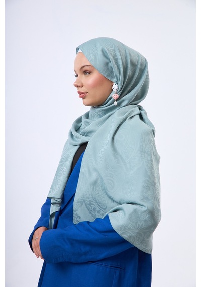 Mirsoy Scarf Velora Modern Desen Şal Mint
