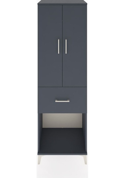 Hyperion Dolap Tek Raflı Tek Çekmeceli Tek Askılı 60x44x195 Antrasit-antrasit Antrasit Hyperion Dolap Tek Raflı Tek Çekmeceli Tek Askılı 60x44x195 Antrasit-antrasit Antrasit