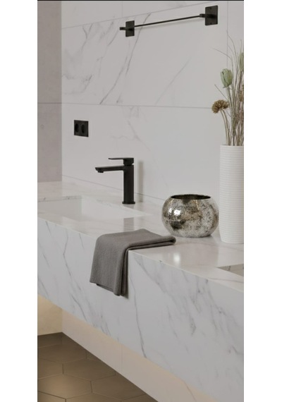 Yapışkanlı Siyah Banyo Uzun Havluluk Wc Rulo Tuvalet Kağıtlık Siyah
