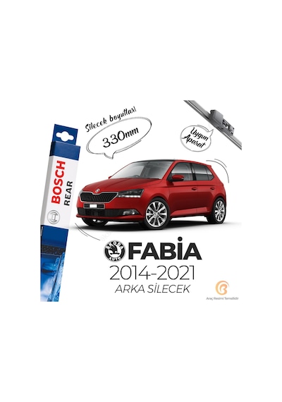 Skoda Fabia Arka Silecek 2014-2021 Bosch Rear A331H