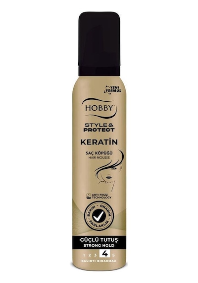 Hobby Saç Köpüğü Keratin 150 Ml