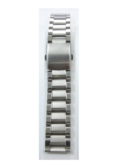 20Mm Çelik Saat Kordonu Yandan Kilitli Spor Metal Saat Kordonu