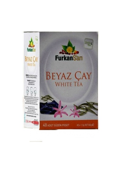 Furkan Sarı Beyaz Çay Süzen Poşet 40 x 1.5 G