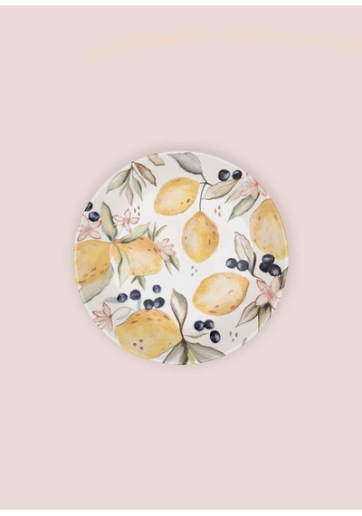 The Mia Limoncello Yemek Tabağı 6lı Set 20 Cm Renkli
