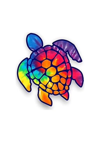 Sevimli Deniz Kaplumbağası Sticker Yapıştırma 10Cm Model1