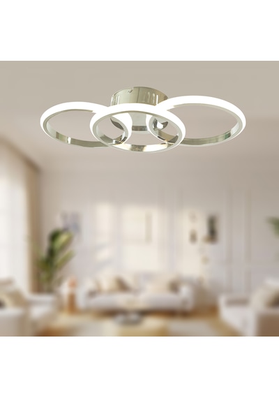 Tt305-3-fsr Tt Ayd. Sarıışık Fransız Sarı Kaplama 3 Lü Led Avize Rosegold