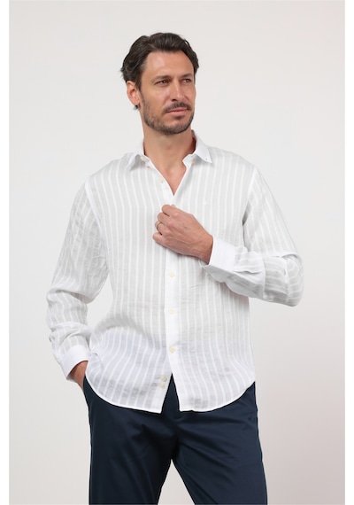 İmza Beyaz Düğmeli Yaka Uzun Kol Cepsiz Slim Fit Gömlek 1004260165 İmza Beyaz Düğmeli Yaka Uzun Kol Cepsiz Slim Fit Gömlek 1004260165