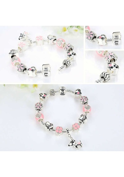 Charm Bileklik Pet Sevgi Charmlı