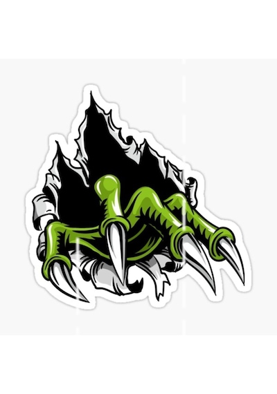 Canavar Pençe Araba Oto Sticker Yapıştırma 19 Cm A