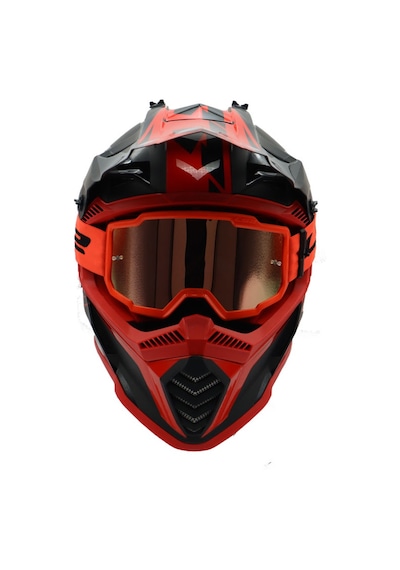 Ls2 Charger Goggles Motokros Gözlük Irıdıum Camlı Neon Turuncu