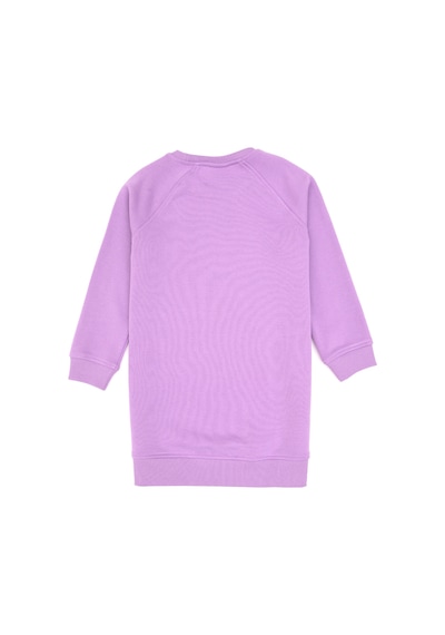 U.S. Polo Assn. Kız Çocuk Lila Payet Detaylı Bisiklet Yaka Sweat Örme Elbise 50314313-VR034