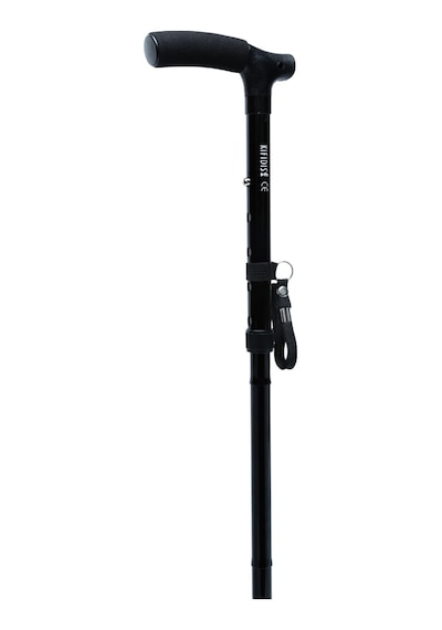 Gb802 Kifidis Katlanır Dörtlü Lastikli Baston Siyah / Black - Zum130800001