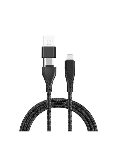 Ally 2in1 Usb Lightning To Pd Kablosu+usb Kablo- 5775 Siyah