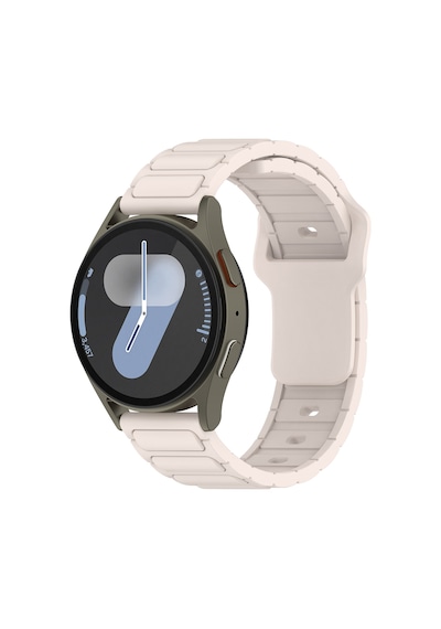 Galaxy Uyumlu Watch 46mm Mkst Krd-132 22mm Silikon Kordon Strap Kayış - Gri